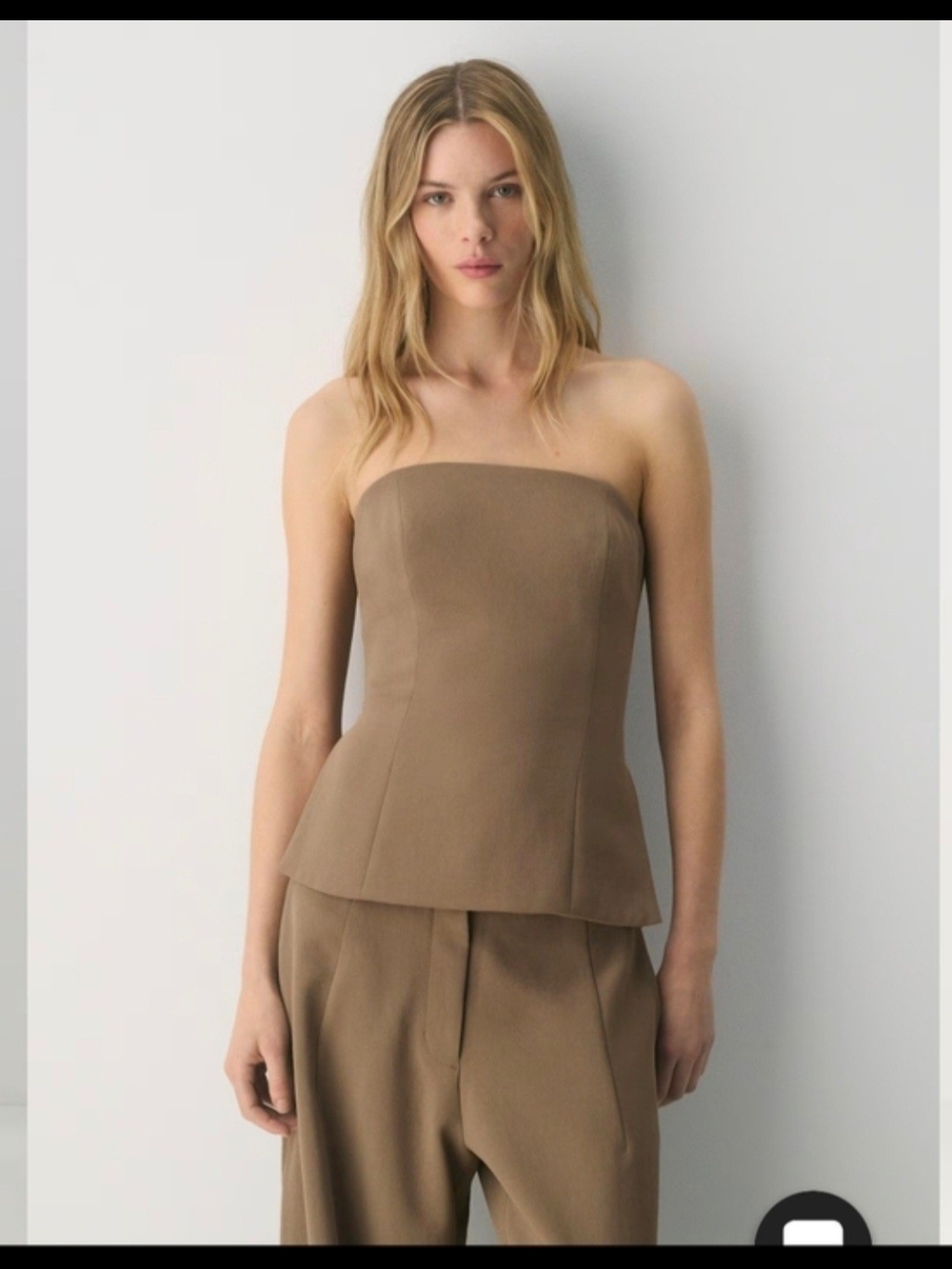 Aritzia Posh Tube Strapless Top Crepette 6 $98 Full Price In Store